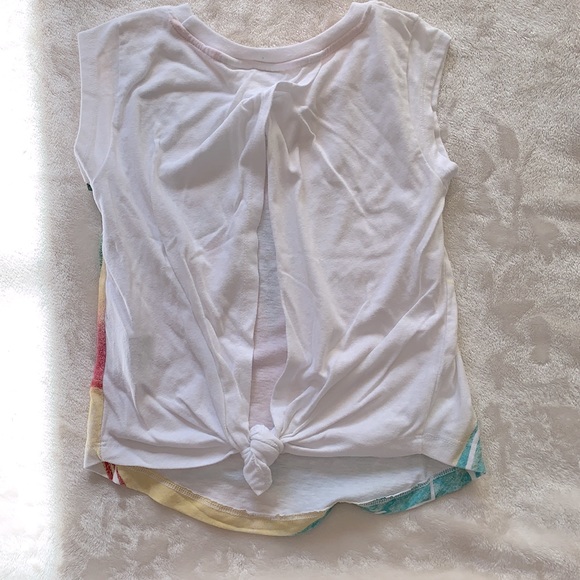 3/$25 Foxy Girl Open Tie Back T-Shirt Size Medium 8 10 - Picture 3 of 6